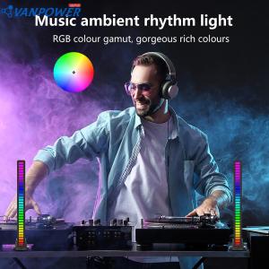 USB 5V 5W Music Lamp Bar Professional 3D RGB LED Voice-Activated Pickup Rhythm Strip Light
