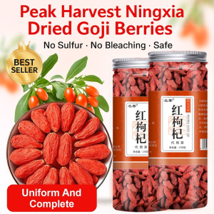 150g Bottled Organic Goji Berries Dried Wolfberry Antioxidants Natural Sweet Flavor Dried Goji Berries Wolfberry Red Berry