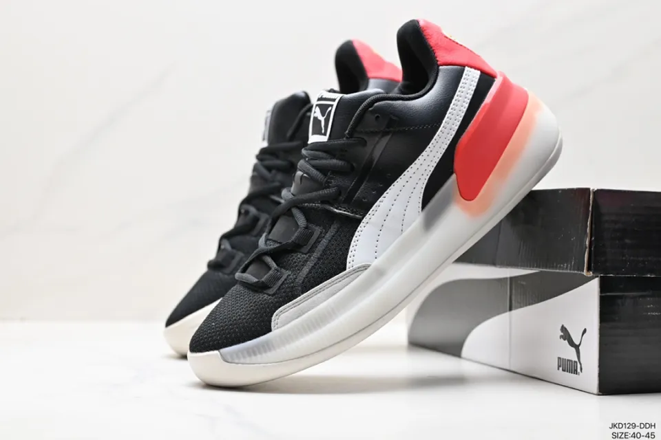 Puma dreamville clyde hardwood black red sale