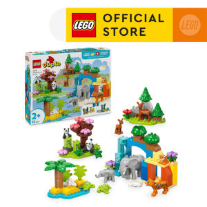 LEGO DUPLO 10446 3in1 Wild Animal Families (92 Pieces) Building Block Toys Mainan Block