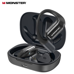 Monster Clarity Free100 Lite OWS Bone Cinduction Wireless Headpones Bluetonth 5.3 Open Ear Sport Ear Hook 32H ENC Noise Cancelling IPX5 Earphones