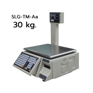 SCHLONGEN Barcode Printing Scale เครื่องชั่งดิจิตอล เครื่องชั่งพิมพ์บาร์โค้ด ฉลากในตัว 30 kg. #SLG-TM-Aa (ประกันศูนย์ 3 ปี)