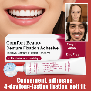Comfort Beauty Denture Fixation Adhesive Comfort Enhancement Denture Fixation Adhesive