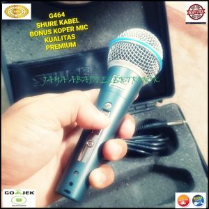 G464  MIKROPON MIK MICROPHONE CARDIOID MIKROPHONE MEETING METING CABLE VOKAL ARTIS VOCAL AUDIO SOUND