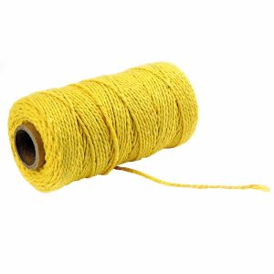 KECTTIO Pure Cotton 2 mm Artisan Crafts Macrame Linen String Cotton Rope Home Textiles Twisted Cord