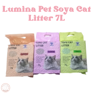 Lumina Pet Tofu 7L - Pasir Kucing Wangi Gumpal Soya - Lumina Pet 7L