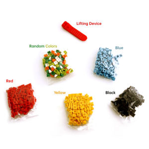 Lunch Box For Kids Portable Building Blocks DIY Bento Box Cartoon Food Storage Containers Microwave Safe Lunch Box Lego Spoon Fork Set For Kids【Fadikou】