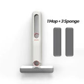 Upgraded Mini Squeeze Mop Multifunctional Handheld Cleaning Mop Desk Window Glass Cleaner Household Kitchen Cleaning Mini Sponge Mop
