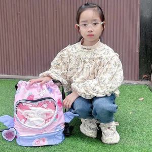 Swimming Bag Kids Cute Cartoon Boy Girl Pool Beach Bag Large Capacity