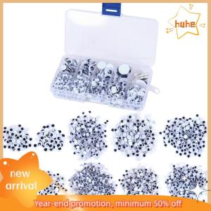 huhe Self-adhesive mixed eyes for toys doll googly wiggly eyes diy accessories