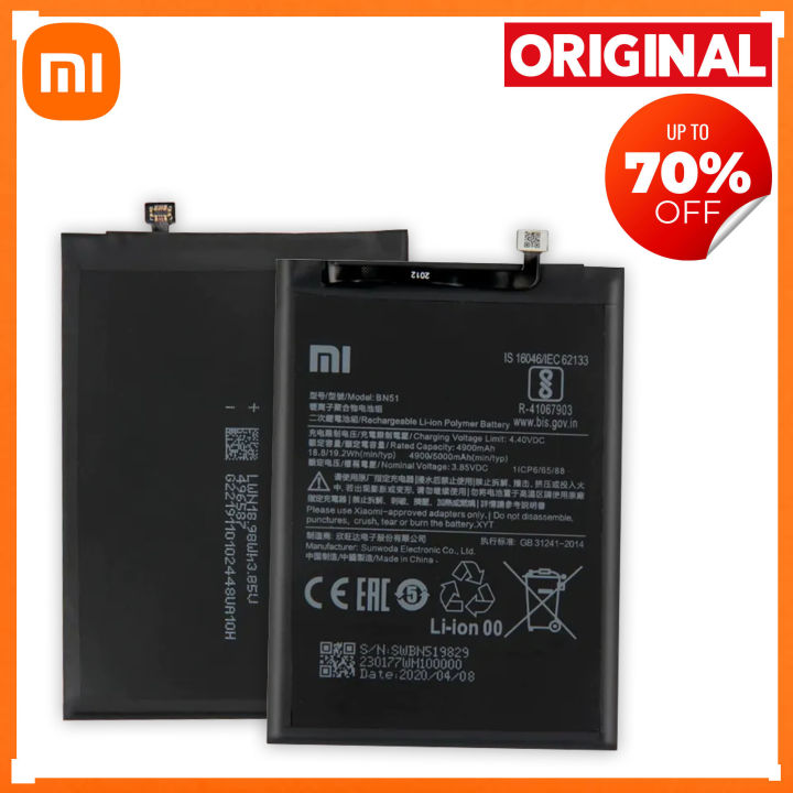 Original Xiaomi Redmi Battery Fit for Redmi Note8 M1908C3JH Note