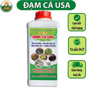 Đạm Cá USA chai 1L - Giúp Cứng Cây Chống Đổ Ngã Hạ Phèn Giải Độc Hữu Cơ JVO32 NongNghiepVietNhat