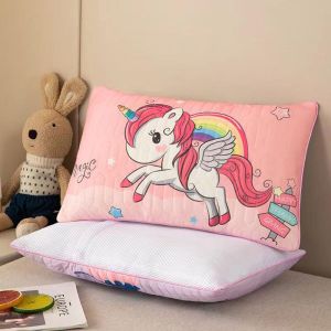 【50*30】ฤดูร้อนเด็กผ้าไหมน้ำแข็งหมอนเย็นเ ผิวเด็กเย็นหมอนใยหมอน ใช้ได้ทุกฤดู