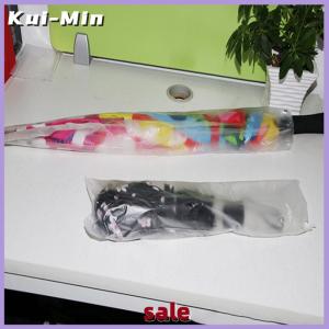 Kui-Min 100pcs Disposable Umbrella Bag Transparent Waterproof Plastic Umbrella Cover For Hotel Lobby Doorway Umbrella Bag