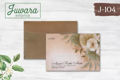 Amplop Kondangan Nikah Aesthetic Atau Amplop Sumbangan Juwara Seri J101-J108