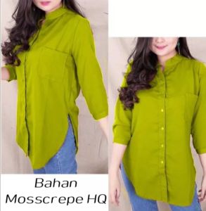 baju atasan / tunik winni / kemeja tunik / tunik polos / kemeja tunik wanita big size