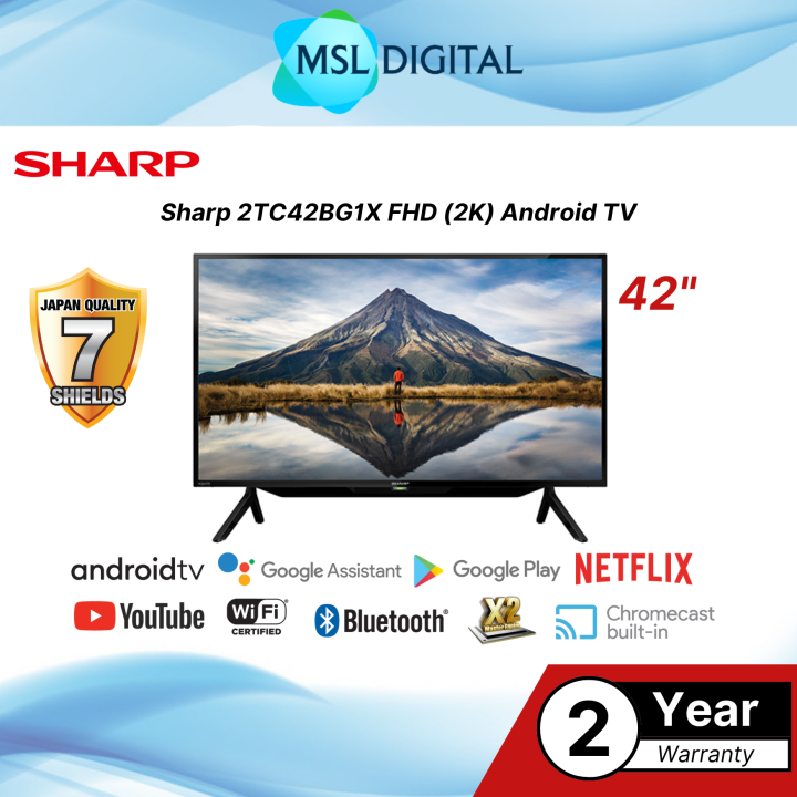 [Ready Stock] Sharp Android TV 42 Inch Full HD Android LED TV Sharp ...