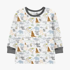Atasan Panjang Pendek Anak Laki laki Perempuan Motif Pattern Series