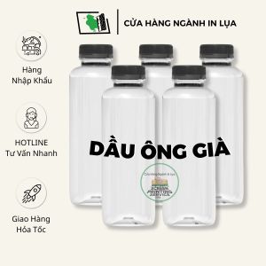 Combo 5 chai 1 lít dung môi dầu ông già tẩy rửa mực in lụa