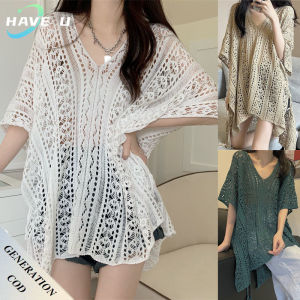 HAVE U Hollow Blouse for Women: A Stylish & Comfortable Summer Top
