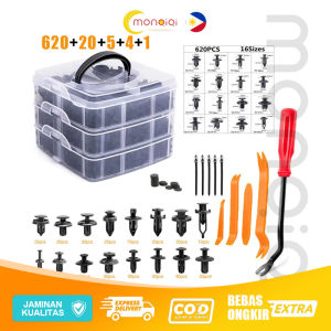 Baut Rivet Mobil Universal 100PCS Bolt Paku Mur Nut Bemper Dashboard Material Plastik Kuat Kencang Tidak Mudah Lepas Car Accessories Perlengkapan Otomotif Plastik Paku Keling Retainer Memperbaiki Klip Mobil Otomotif Aksesoris Auto-Part