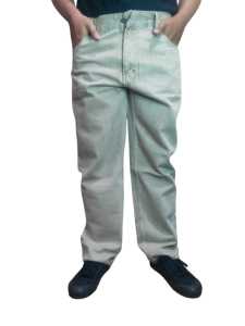 Celana Jeans Reguler Warna Khakhi Non Strech / Tidak Melar