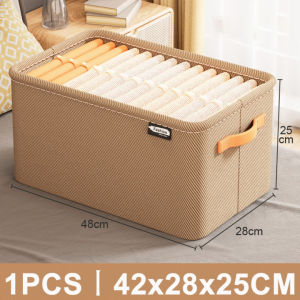 Storage Box 6PCS SET / Tempat Penyimpanan Serbaguna / Bahan kain Oxford Lipat Box Organizer Baju Kotak Portable