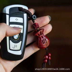 Fortune and Good Luck Keychain Gift 已开光 招财钥匙扣 新款十二生肖財字福袋汽车钥匙扣挂饰福男女通用款