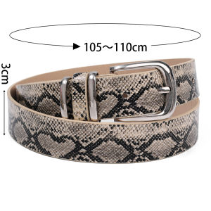 【♡Lovely girls house♡】Y2k American Leopard Print Braided Belt Women Fashion Punk Belts