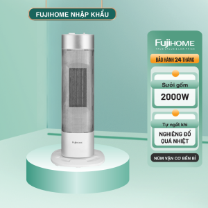 Quạt Sưởi Thông Minh Fujihome FH202 – Ấm Nhanh Tiết Kiệm Điện Siêu Êm - Bảo hành điện tử toàn quốc