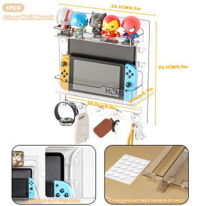 Space-Saving 3-Tier Corner Desk Organizer with Large Capacity and Multi-Function Storage for Office Study and Bedroom