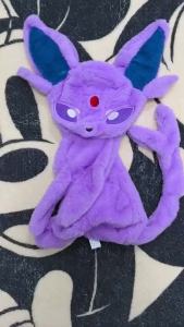 30/70cm Espeon Huge Pokemon Anime Plush Toy Big Pokémon Mentali Kawaii Semi-finished Leather Holster Pillow Gift for Children2026