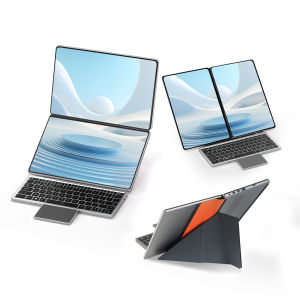 DS18 Laptop Dual Screen 10.95inchs Intel i3-1215U Max 4.4GHz DDR4 M.2 2280 Windows 11 Pro WIFI6 Full Type-C 2 in 1Laptop