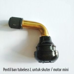 Dop Pentil Ban Tubeless Model Bengkok Sepeda Listrik