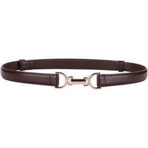 New Genuine Leather Womens Waist Belt Thin Belt Decorative Fashion Buckle Belt Adjustable Thin Belt For Suit Coat Dress2026