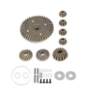 Differential Gear High Efficiency Differential System Kits 39T for XV02 TT02 MB01 BT01 XM01 Remote Control Car Parts
