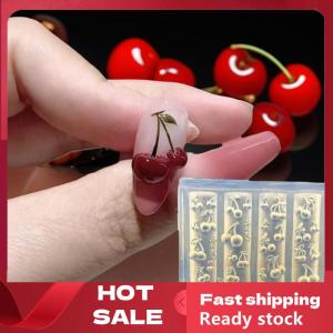🚚【Local Express Delivery】🚚 3D Rose Flower Butterfly Silicone Mold Nail Art Decorations DIY Cherry Design Nail Templates Jewelry Crafts Manicure Design Tools