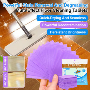 Powerful Floor Cleaner Tablets/Stain Removal Multi-Purpose Cleaning Sheets/Decontamination Shine/For Home Kitchen Bathroom Office