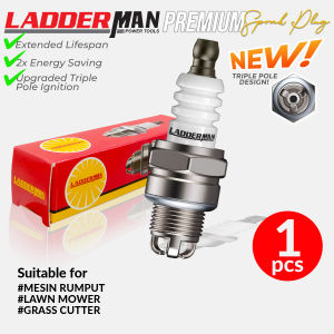 1PC/5PC LADDERMAN Spark Plug 3-Sided Mesin Rumput Grass Cutter Motor Brush Cutter Hand Blower Chainsaw Knapsack Sprayer