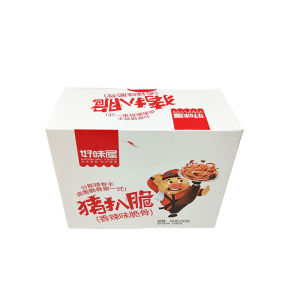 好味屋-猪扒脆-香辣味脆骨/黑鸭味脆骨 16克x20 盒装 HAOWEIWU-Crispy Pork Chop-Spicy Crispy Bone/Dark Duck Crispy Bone 16Gx20 BOX