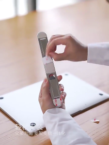 Laptop Stand for Desk Ergonomic Risers for 11-17inch Laptops Folding Mounts Enhances Cooling and Comfort for Home Office