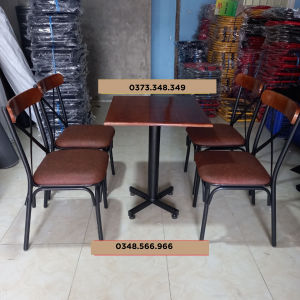 GHẾ BISTRO DECOR NGỒI QUẦY BAR QUÁN NHẬU NHÀ HÀNG DÙNG CHO GIA ĐÌNH VÀ CÁ NHÂN.Mặt gỗ cao su khung sắt chắc chắn.