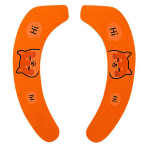 แผ่นคลุมชักโครก แผ่นรองชักโครก ที่คลุมชักโครก เบาะรองนั่งแบบติดกาว ที่รองนั่งโถส้วม ลายการ์ตูน สำหรับใช้ในห้องน้ำ Toilet seat cover มี 4 สี