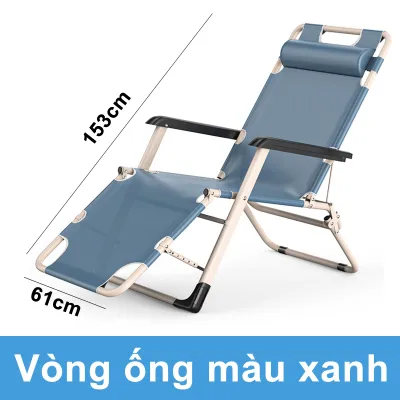 BMZAR giường gấp gọn ghế ngủ văn phòng gấp gọn có gối đầu khung hợp kim chịu lực cao cấp Có thể chịu được 200KG
