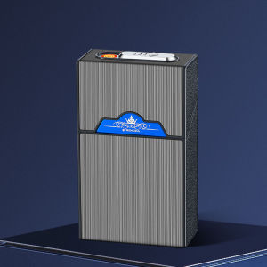 Hộp đựng thuốc 20 điếu dài chống nước - kết hợp đồ mồi thuốc sạc điện tiện lợi