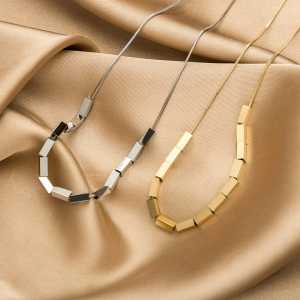 Kalung Wanita Rantai Bulat Desaign Stylish Mewah Elegant Model Terbaru \ Kalung Wanita Korea Import Quality \ Kalung Titanium Anti Karat Tidak Luntur Tahan Lama