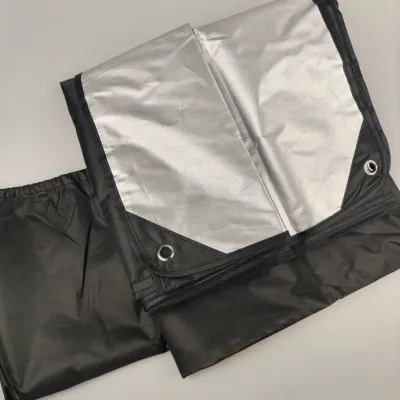 Durable 210D Drum Set Dust Cover - Waterproof 420D Black Dust Cover 200*270cm Instrument Cover