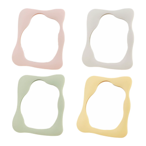 Desktop Makeup Mirror Vanity Makeup MirrorPortable Folding Mirror with Stand Travel Make Up Mirror for Shower Bathroom