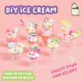 DIY Ice Cream l DIY Cream Glue l 50 ml Cream Clay Lem Krim Simulation Cream untuk Deco l DIY DECO Cream Glue premium tidak keras| fake cream | decoden cream menghias case / top loader lDIY Ice Cream l Sprinkle l Stars l Beads l LEM DIY. 