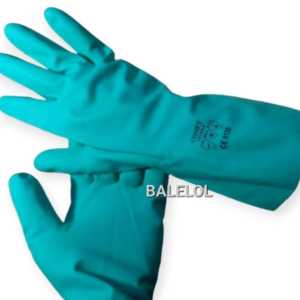 Sarung Tangan Karet Murah Comet Super Nitrile Hijau Panjang